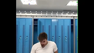 Public Locker Room Wank